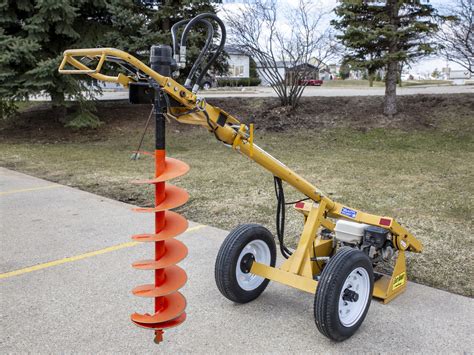 post auger for mini digger|auger for digging post holes.